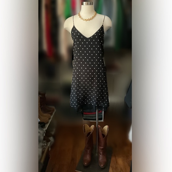 Polka Dot Midi / Slip Dress - Picture 3 of 5